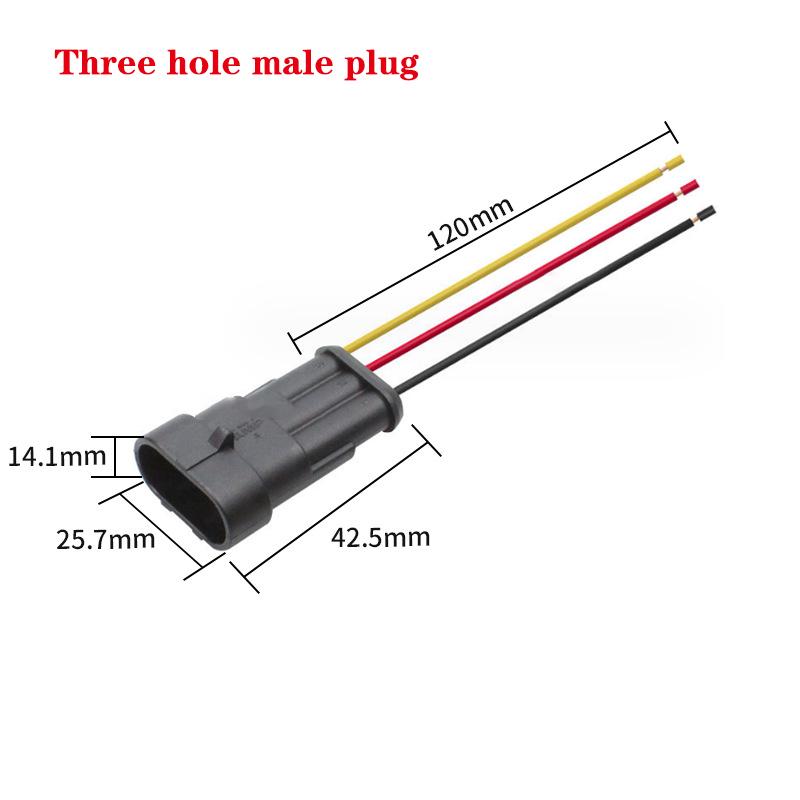 1/2/3/4/5/6 Pin Way Electrical Wire Connector, 18Awg Male Female Plug Socket, Quick Disconnect Wire Connectors For Car, Truck