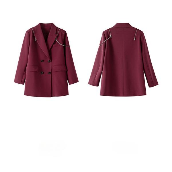 Show Your Sophistication and Style with This Unique Autumn/Winter Suit Jacket for Women