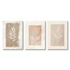 3pcs Neutral Minimalist Abstract Fern Boho Wall Art Decor Paintings Warm Tones Wall Decor Posters Home Decor Creative Gifts
