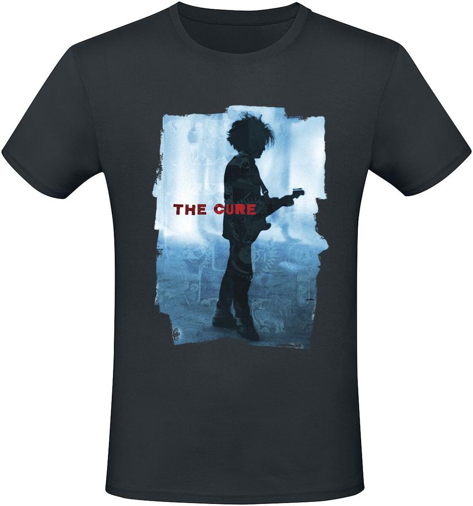 Silhouette The Cure T-Shirt Uomo Donna Vintage Metal Rock Band Grafica 100% Cotone Estiva Streetwear Top