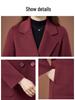 Women's Slimming Double-Faced Cashmere Coat - High-End Winter 2025 Collection for Middle-Aged Women
