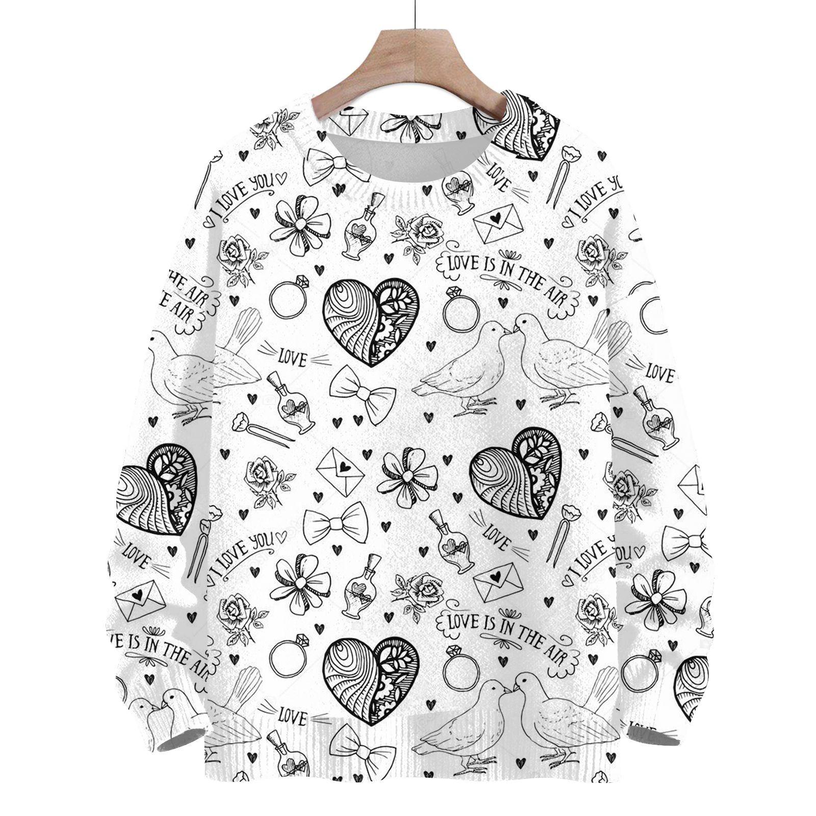 

Свитшоты для женщин Вязаный свитер Милая рубашка Осенний круглый вырез Пуловер Топы XXXL винный