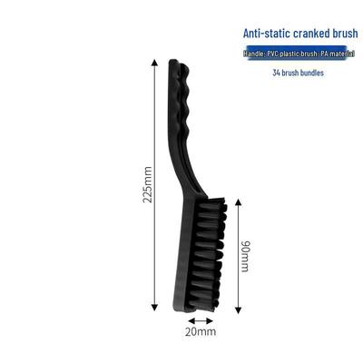 Brosse de nettoyage PCB Lilang à manche coudé antistatique