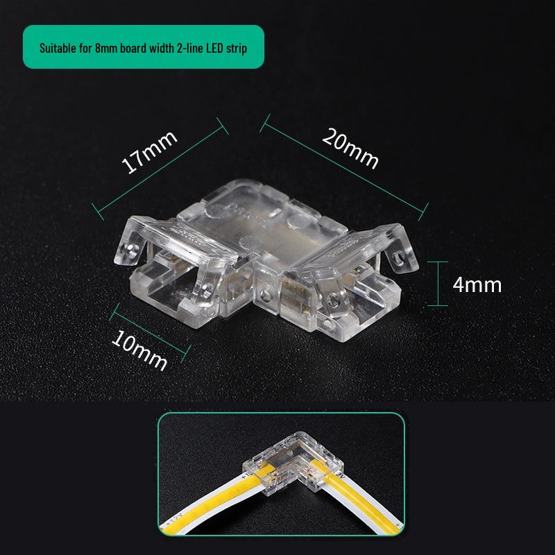 220V LED Strip Accessories: Switch Plug, Knob Dimmer, Connector, Connecting Wire, 24V Low-Voltage Corner