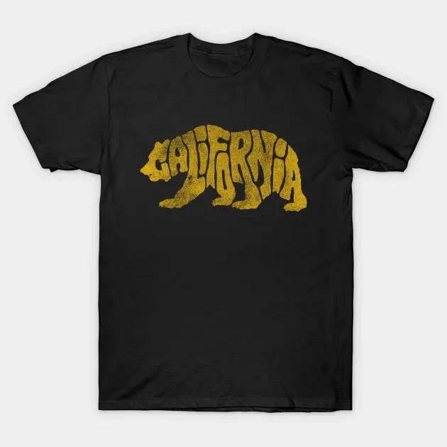 

Novelty California Letter Bear Printed T-Shirt 100% Cotton O-Neck Summer Short Sleeve Casual Mens T-shirt Size S-3XL - Men s ... 5XL різнокольоровий