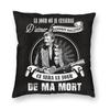 Rock Johnny Hallyday Cushion Covers Sofa Home Decor French Singer Music Square Throw Pillow Cover 45x45cm Decorative Pillowcases