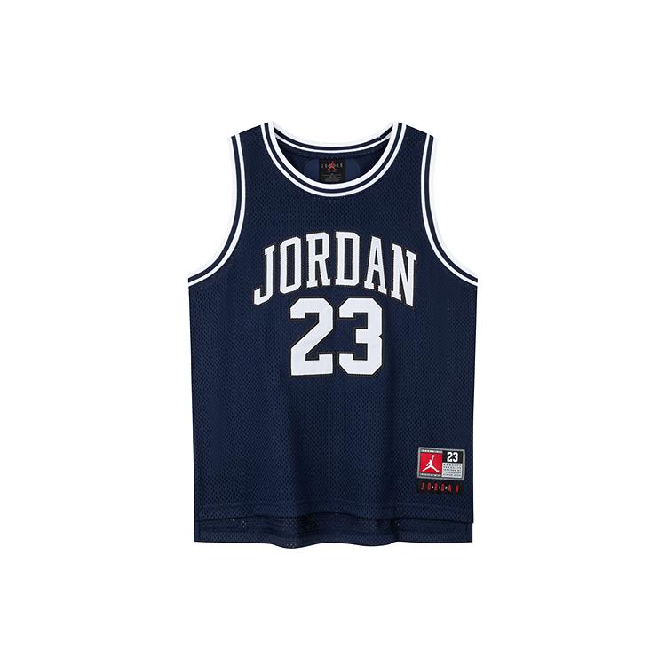 Jordan Vest Comfortable Breathable Classic 23 Kids Tops Indigo JD2432092