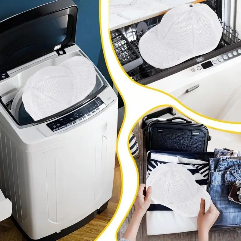 Anti-Deformation Hat Cleaning Bag Suitable for Washing Machine Travel Hat Storage Portable Baseball Cap Cleaner Hat Care