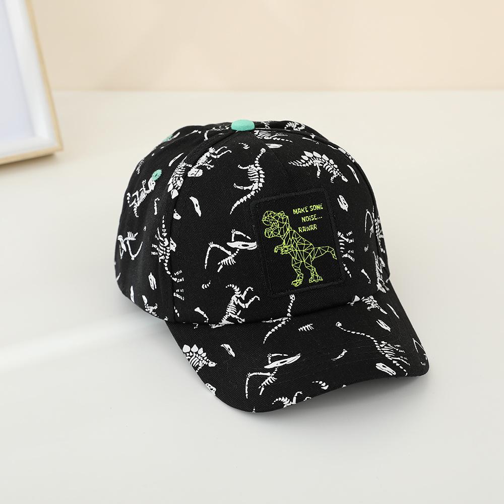 JYL TS DIY Dinosaur Kids Cap Cartoon Sun Protection Hat Cotton