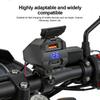 Motorcycle USB C Charger 100W Super Fast Emergency Two-Way Charging Moto Battery Charger & Voltmeter 2 Ways Installation