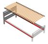 Rahmen aus Federleisten Flex 200x60 (17 Latten)