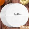 100Pcs 9 IN Round Parchment Paper,Non Stick Parchment Paper for Baking,Air Fryer Liners,Suitable for Baking Cakes Pring Plates Ovens and Barbecues