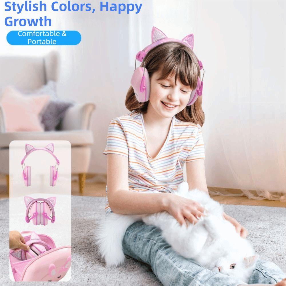 Cartoon Noise Reduction Muffs Noise Cancelling Hearing Protector Safety Ear Protector  for Sleep