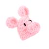Clothes Costume Knitted Hats with Adjustable Strap Handmade Hamster Hats Cute Mini Hamster Hats