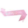 Fashionable 2pcs Rhinestones Tiaras Headband and Sash Hairpiece Hair Accesories for Women’s Birthday Party Accessories