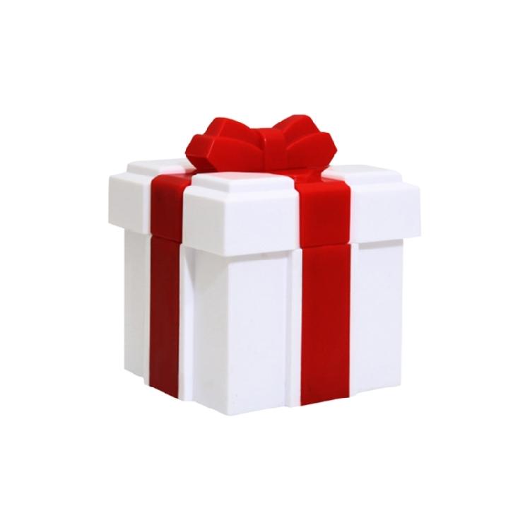 Heart Bowknot Design Plastic Gift Box For Christmas Decorations Holiday Parties Reusable Candy Container Home Or Office