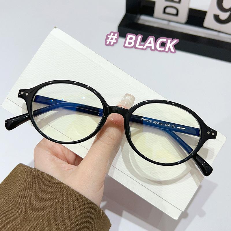 

Glasses Lightweight Eyeglass Frame Blue Light Male Blocking Spectacle Spectacle Ladies Presbyopic Vintage Gents Super Clear Transparent Stylish + Original lens 0