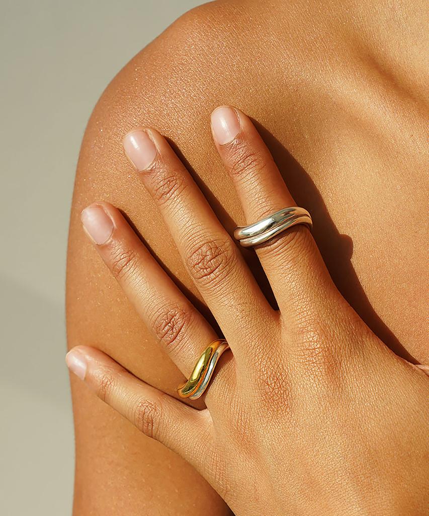 GRASSE MATINEE Double Wave Ring (A Type)