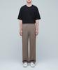 MUSINSA STANDARD Genderless Wide Elastic Waist Slacks [Dusty Beige]