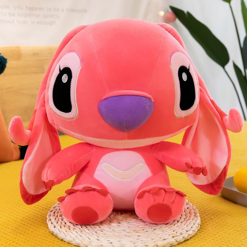 Cute Pink Stitch Plush Toy - Lilo & Stitch Cartoon Pillow for Kids