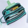 1pcs Slogan Fighting 3-Layer Large Capacity Pencil Case Portable Handle Durable Color Pen Bag Dirty Resistant Pouch A3210