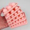 Porous Round Candy Chocolate Silicone Mold With Lid DIY Fondant Pudding Ice Cube Mould Valentine's Day Party Wedding Cake Decor&