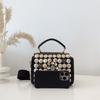 Bags Women's Bag 2025 New European and American Fashion Button Personalized Handbag Wide Shoulder Strap Crossbody Pillow Bag Tide