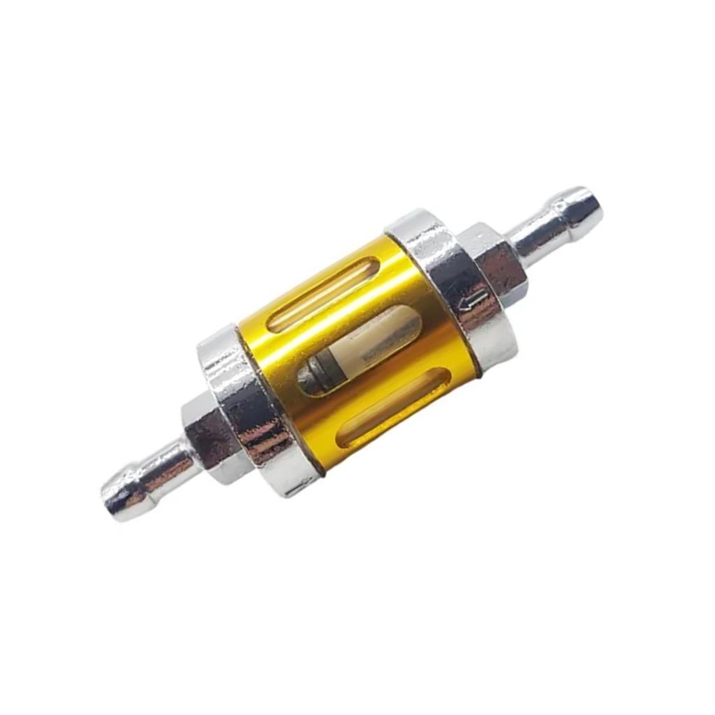 Oil Filter Strong Strength Metal Golden Powerful Filtering Stain Resistant Rust Proof Fuel Filter