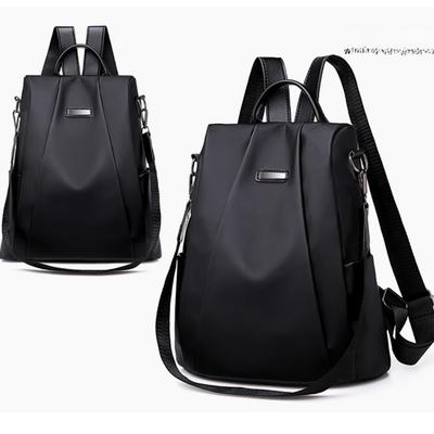 Mochila Clásica Ligera y Antirrobo con Correas de Hombro Ajustables, Adecuada para Exterior, Viajes, Mochila de Trabajo Multifuncional con Cremallera para Mujer