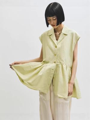 2026 Recommandé ! Gilet Sans Manches Rétro Français pour Femme avec Revers - Haut Simple et Polyvalent