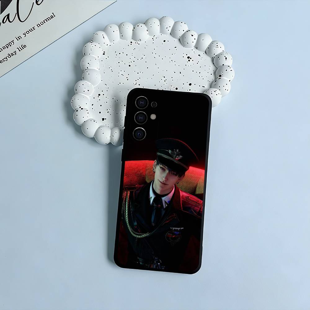C-C-aleb-love-deep- s--space Soft Silicone Case for Samsung S25, S24, S21, S22, S23, S30, Ultra, S20, Plus, FE, Lite-Black