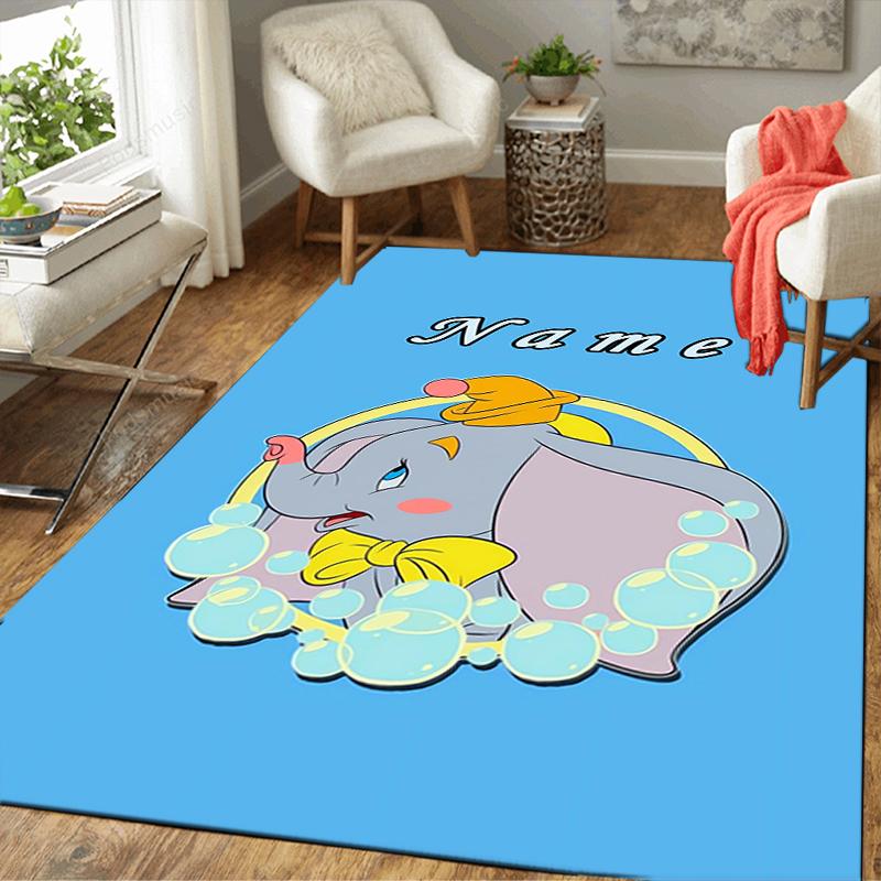 Custom 1Pc Dumbo'S Bubble Adventure Rug Office Carpet Indoor Outdoor Entrance Doormat Nonslip Soft And Comfortable Living Room D91653
