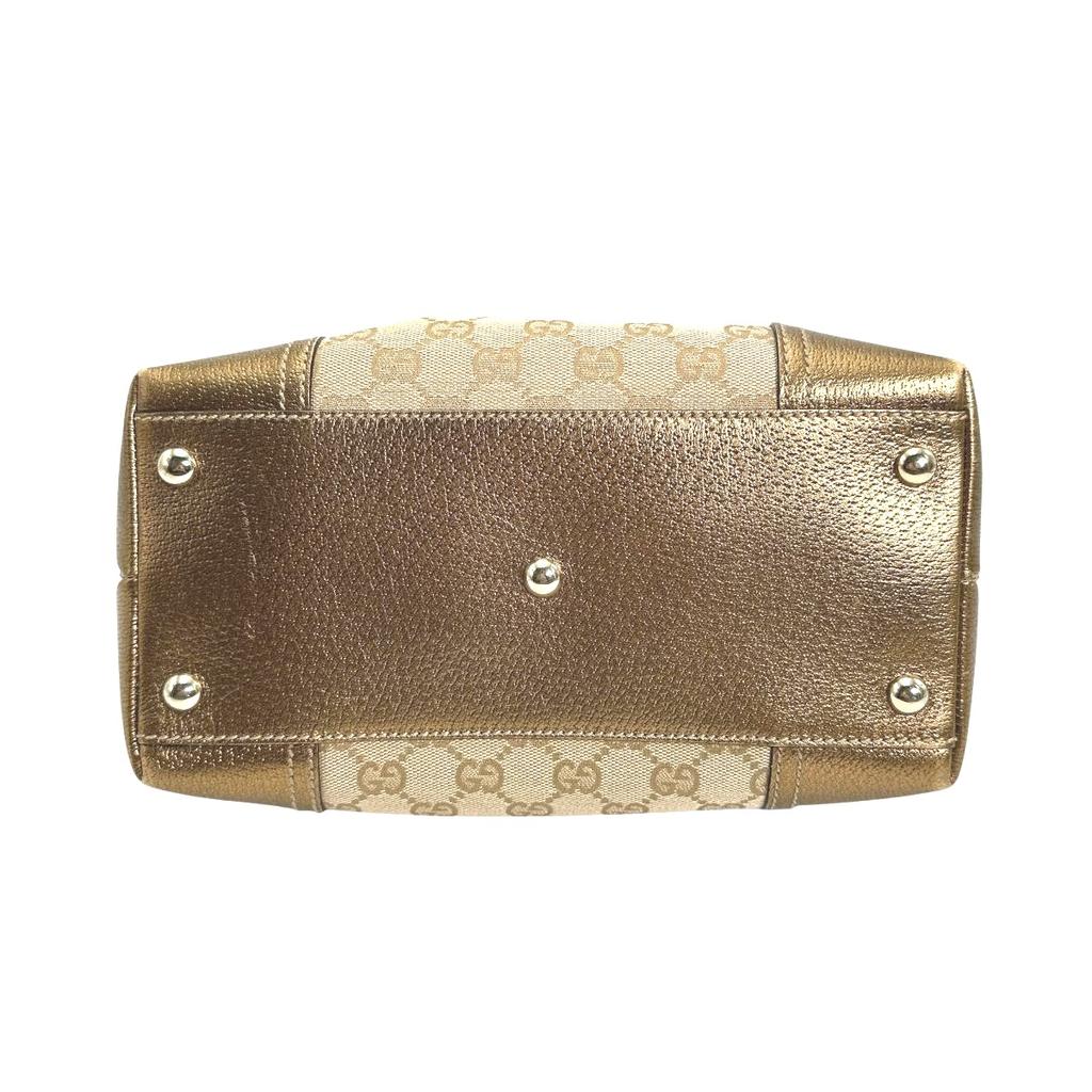 GUCCI canvas Tote Bag GG canvas beige Women 181779 Used