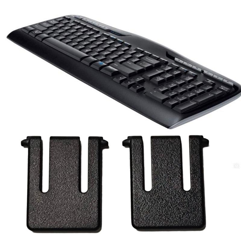1Pair Universal Computer Keyboard Stand For MK320 MK335 K330 Models With Sturdy Plastic Easy Installation