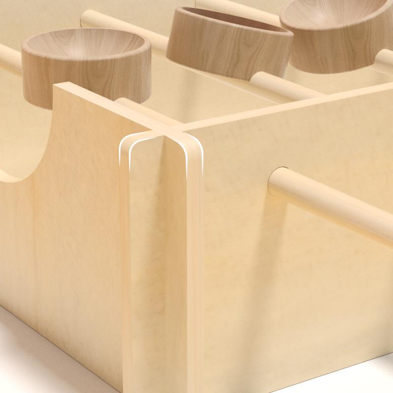 Wooden Rotating Marble Run Game - Interactive Balance And Coordination Toy Develops Spatial Reasoning And Fine Motor Skills