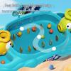 Children's Interactive Two-Player Marble Launcher Game - Bubble Fish Battle Desktop Toy