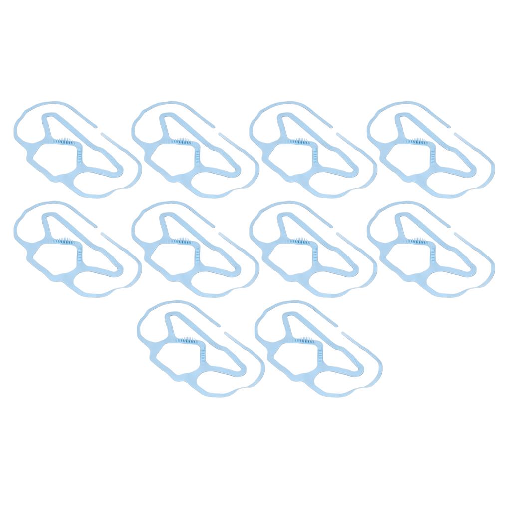 10Pcs Mask Brace Antifog Food Grade Silicone Freely Foldable Reusable Mask Support Frame for Outdoor   School