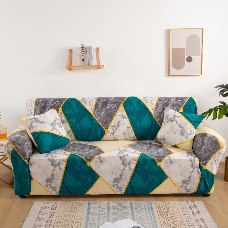 Geometric Printed Sofa Slipcoversastic Sofa Covers For Living Room Non-Slip Couch Cover Funda Sofa S/M/L/Xl 1Pc