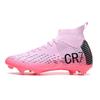 Men's Plus Size High-Top Anti-Slip Football Boots for Professional Training and Competition