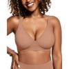 Women's Deep, Bra No Rim Comfort Bra Support No Rim Bra Girls Gather Bra Women