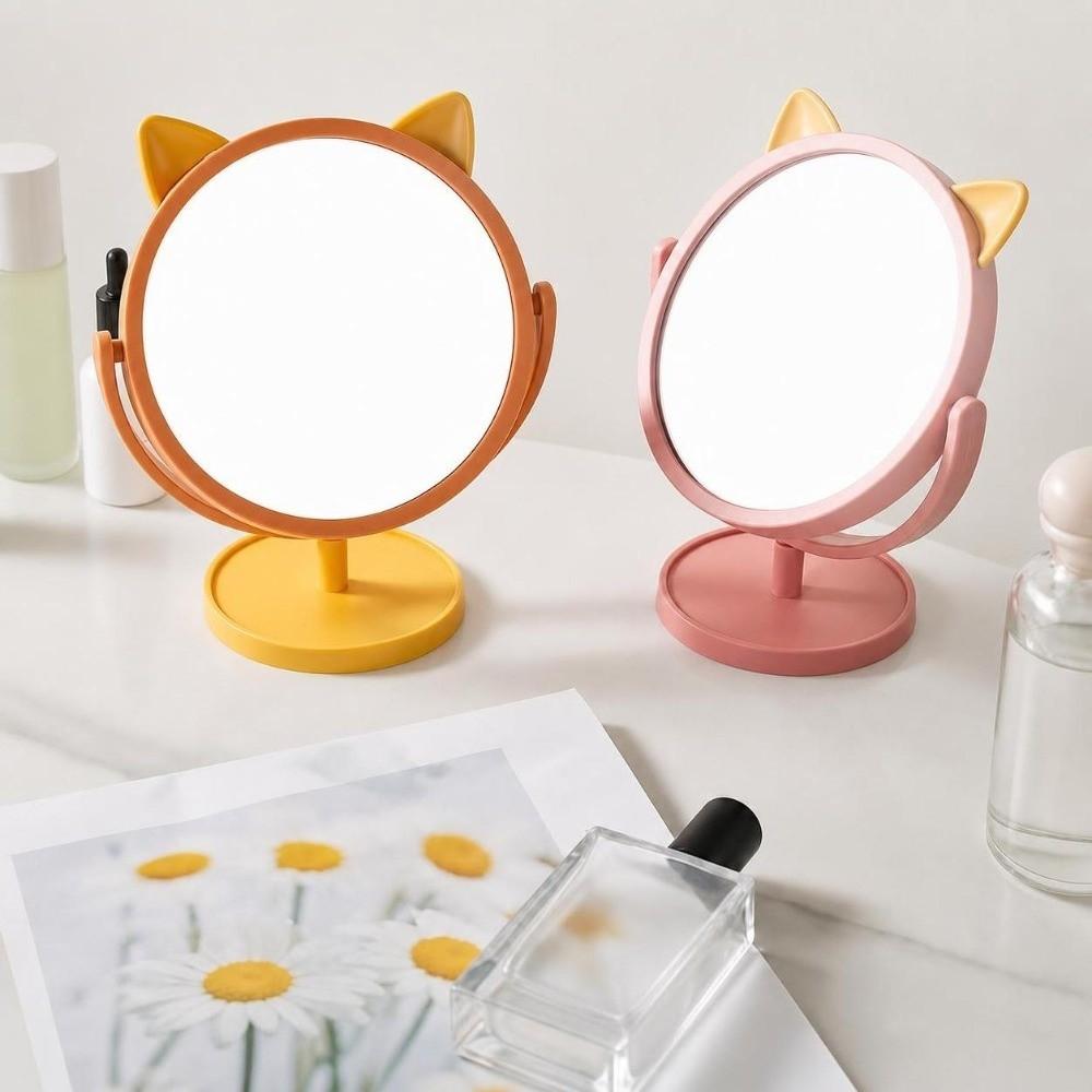 Single-Sided Desktop Makeup Mirror Rotating Table Makeup Mirror Makeup Beauty Grooming