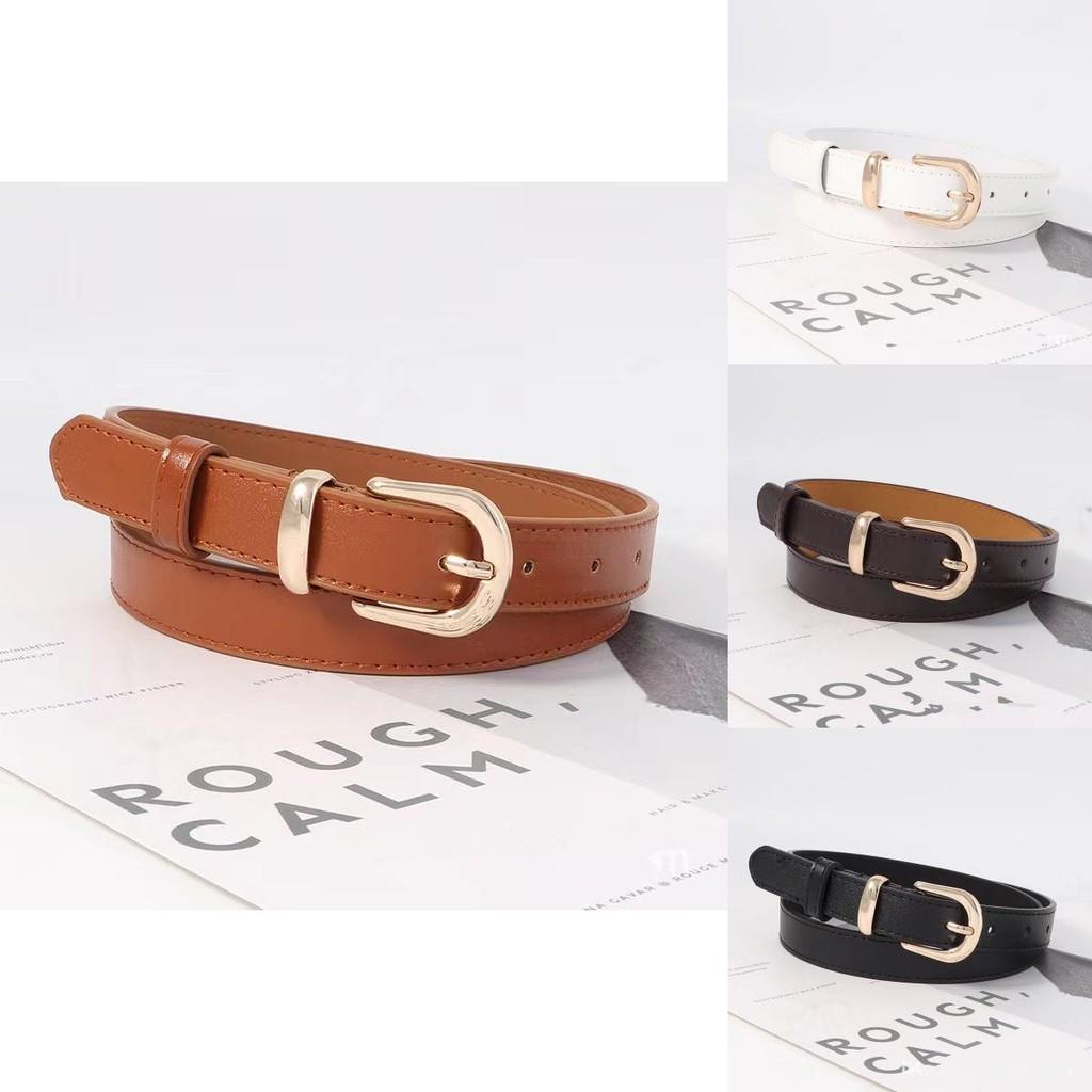 Vintage Stylish Womens Pu Belt For Summer Casual Wear With Buckles Alloy