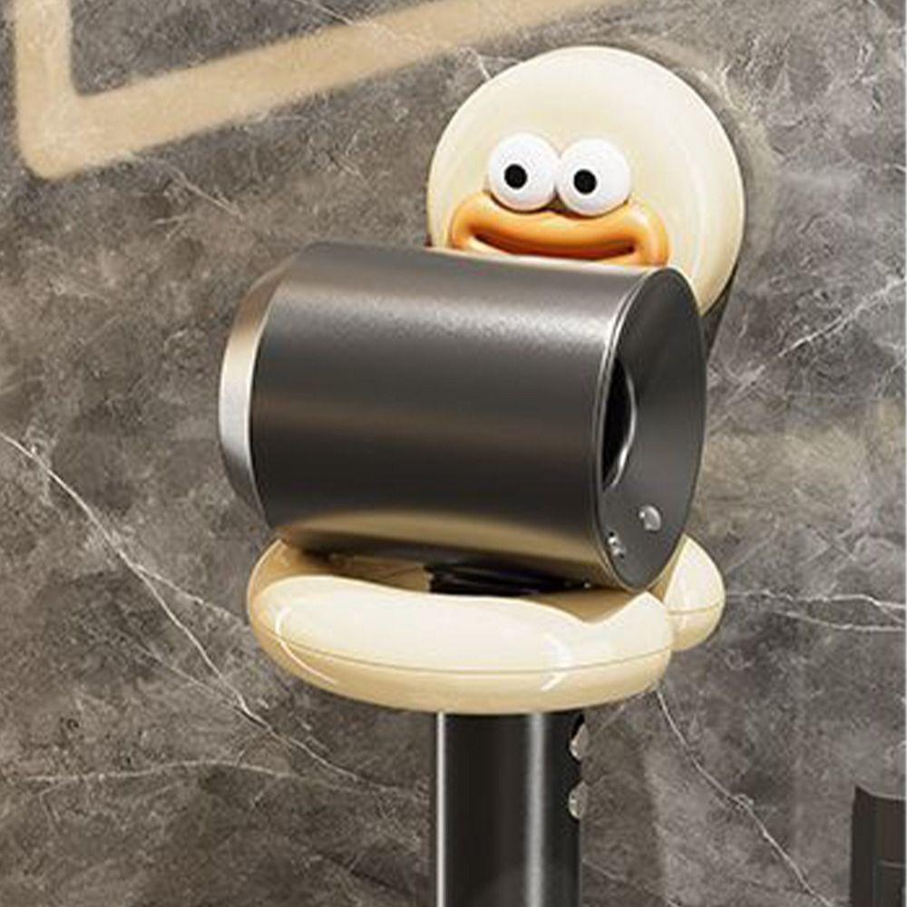 Punch-Free Hair Dryer Racks Plastic Blow Dryer Holder Multifunctional Hair Dryer Holder  Home
