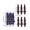 6pcs/Box Velvet Ball Christmas Tree Ornament Plastic Christmas Gift Christmas Gifts Boxes Pendant