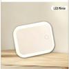 Portable Waterproof LED Mirror Makeup Bag - Mini Travel Beauty Storage