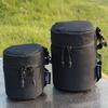 Small Gas Canisters Carry Bag 600D Outdoor Water Cup Storage Bag Portable Propane Tank Carrying Bag for Camping Picnic Cooking