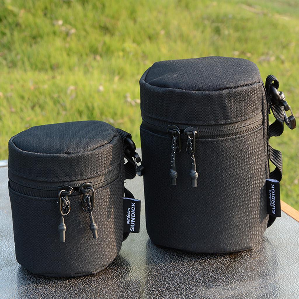 Small Gas Canisters Carry Bag 600D Outdoor Water Cup Storage Bag Portable Propane Tank Carrying Bag for Camping Picnic Cooking