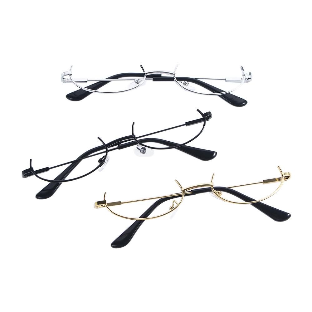 Eyewear Half Frames Glasses Frame Oval Glasses Frame Spectacle Frames Photography Decoration