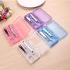 Mini Nail Art Manicure Set Nail Care Tools with Nail Cutter Scissor Tweezers Color