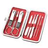 8-Piece Leather Nail Clipper Set: Multi-functional Manicure & Pedicure Tools Gift Set